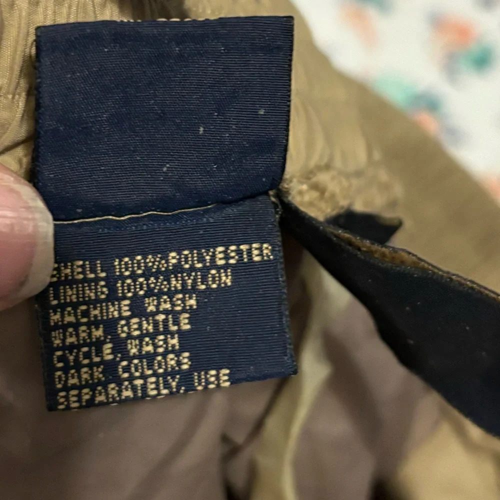 Vintage Totes Tan Rain Pants "Rain Rolls Right Off" Men's Large - Picture 6 of 8